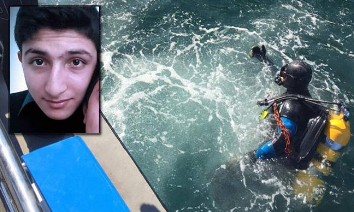 Denizde kaybolan 17 yaşındaki Enes aranıyor