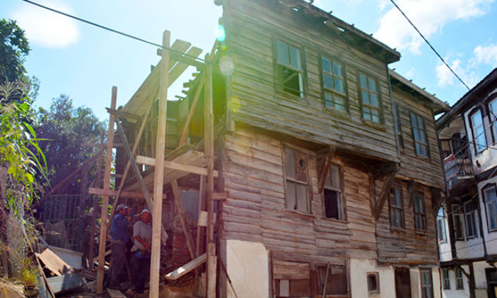 Sinop’ta tarihi Rum evleri restore ediliyor