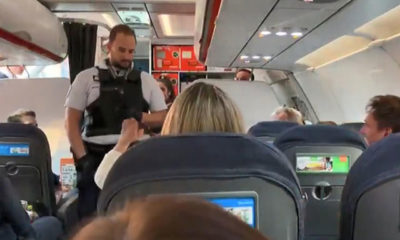 Kabin ekibiyle tartışan 2 yolcu, uçağın acil inişi sonrası gözaltına alındı