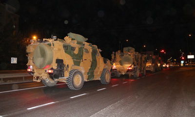 Suriye sınırına askeri sevkiyat