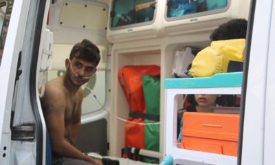 Beyoğlu’ndaki yangında mahsur kalanları itfaiye kurtardı