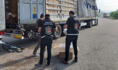 Çankırı’da 33 bin 400 adet kaçak termos bardak ele geçirildi