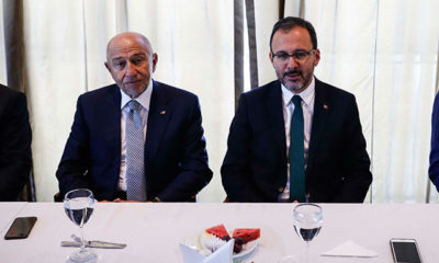 Kasapoğlu ve Özdemir, Sesi Görenlerin moral yemeğine katıldı