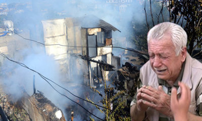 Bir evde başladı, 2 eve daha sıçradı, gözyaşlarıyla izledi