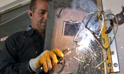 Kaynak ustasından sanat eseri