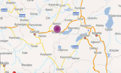 Denizli’de 6, 0 büyüklüğünde deprem