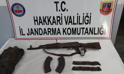 Şemdinli’de PKK’nın silah ve mühimmatı ele geçirildi
