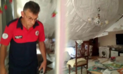 Çökme ihbarına gitti; hayatının şokunu yaşadı