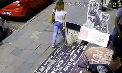 6. KATTAN KOPAN KARTONPİYER TALİHSİZ KADININ ÜZERİNE DÜŞTÜ!.