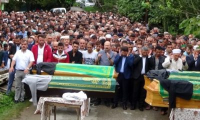 KORKUNÇ KAZADA HAYATINI KAYBEDEN AİLE SON YOLCULUĞUNA UĞURLANDI!.