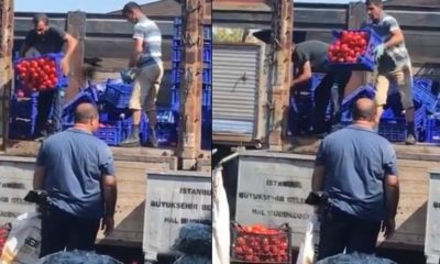 SKANDAL GÖRÜNTÜLER GÜNDEM OLDU! UCUZA SATMAMAK İÇİN ÇÖPE DÖKTÜLER!..