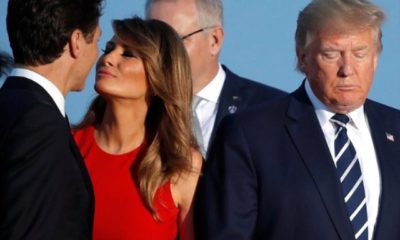 TRUMP’IN EŞİ İLE KANADA BAŞBAKANININ ÖPÜŞMESİ TWİTTER’I SALLADI!.
