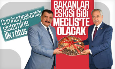 BÜLENT ARINÇ HÜKÜMET SİSTEMİNDEKİ  REVİZYONLARI ANLATTI!.