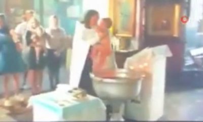 YENİ DOĞAN BEBEĞE VAFTİZ SIRASINDA ŞİDDET!.