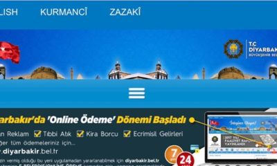 DİYARBAKIR BÜYÜKŞEHİR BELEDİYESİNİN İNTERNET SİTESİNE TÜRK BAYRAĞI YENİDEN EKLENDİ!.