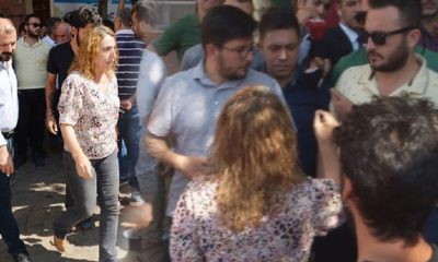 HDP’Lİ VEKİL EYLEM YAPAN AİLELERE SELAM VERİNCE GERGİNLİK YAŞANDI!.