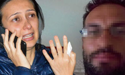 PARKTA SKANDAL! HAMİLE KADINI DARP ETTİ!.