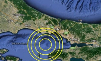 İSTANBULLULAR UYKUDAYKEN MARMARA DENİZİ 16 KEZ  SALLANDI!.