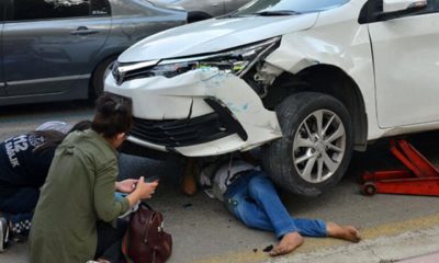 KAZA İLGİNÇ KURTARMA ŞEKLİ DAHA BİR İLGİNÇ!.