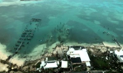 DORİAN KASIRGASI ÜLKEYİ YERLE BİR ETTİ! İŞTE KUŞ BAKIŞI GÖRÜNTÜLER!..