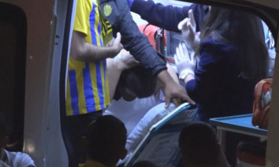 ANKARAGÜCÜ-BEŞİKTAŞ MAÇI SONRASI ORTALIK FENA KARIŞTI!. YARALILAR VAR!.