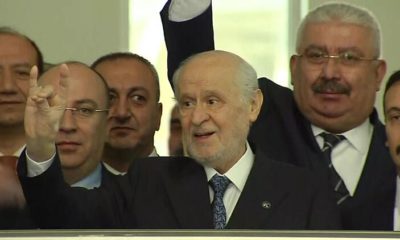 MHP LİDERİ BAHÇELİ 22 GÜN SONRA GENEL MERKEZDE..