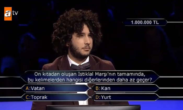 MİLYONLUK SORUYU AÇTIRMAYI BAŞARAN ARDA TARİHE GEÇTİ!..