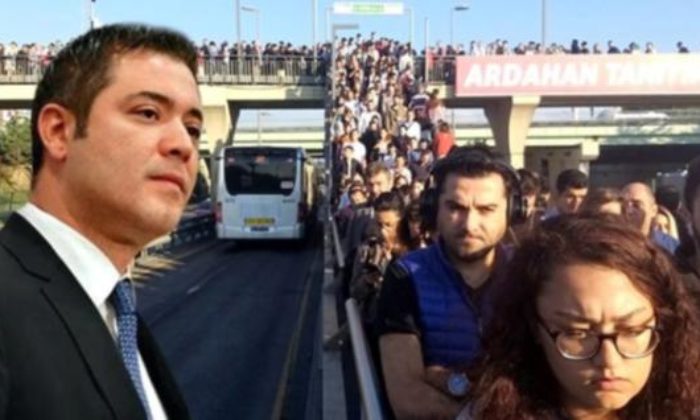 UYANIĞA BAK SEN!. HERKESİN SABAH İŞE GİTTİĞİ İZDİHAM SAATİNİN FOTOSUNU  PAYLAŞSANA 45 BİNLİK VASIFSIZ ELEMAN!.