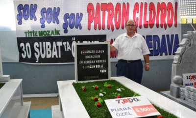PATRON ÇILDIRDI!. MEZAR FİYATLARINDA DAMPİNG!.
