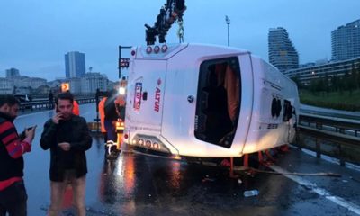 TEM’DE KORKUNÇ KAZA!. ÇOK SAYIDA YARALI VAR!..