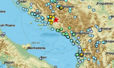BOSNA HERSEK’TE DEPREM!.
