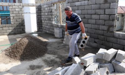 CEZA OLARAK KURAN KURSU İNŞAATINDA ÇALIŞIYOR!.