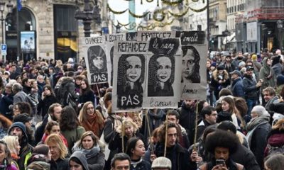 FRANSA’DA “KADINA ŞİDDET” EYLEMİ!.