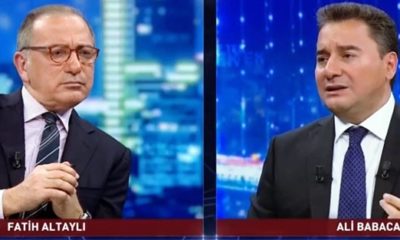 ALİ BABACAN’IN FATİH ALTAYLI’YA ‘KEŞKE YAYINDA KONUŞSAYDIK’ DEDİĞİ ÖNEMLİ KONU NEYDİ?..