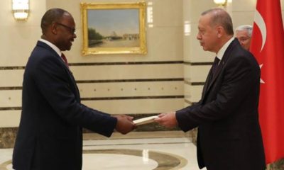 ERDOĞAN ZİMBABVE BÜYÜKELÇİSİNİ KABUL ETTİ!.