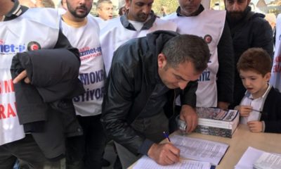 İŞLERİNE SON VERİLEN İBB ÇALIŞANLARI İMZA KAMPANYASI BAŞLATTI!.