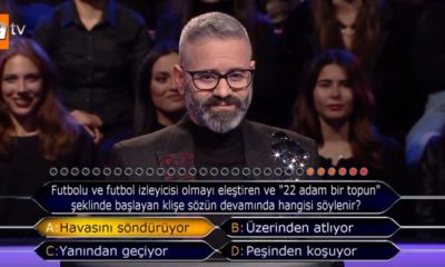 KİM MİLYONER OLMAK İSTER ADLI YARIŞMADA İLK SORUDAN ELENEN YARIŞMACI OLAY OLDU!.
