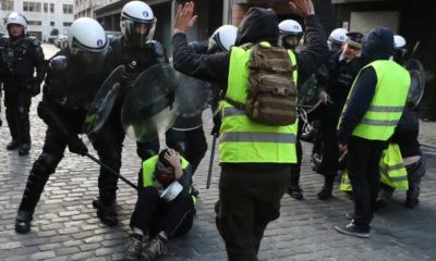 FRANSIZ POLİSİ SARI YELEKLİ EYLEMCİLERE UYGULADIĞI ŞİDDETTEN YARGILANACAK!.