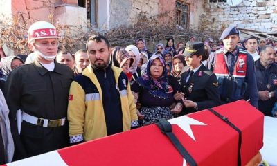 ŞEHİT UZMAN ONBAŞI AKKAYA SON YOLCULUĞUNA UĞURLANDI!.