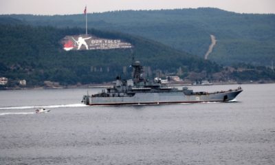 RUS SAVAŞ GEMİLERİ ÇANAKKALE BOĞAZI’NDAN GEÇTİ!.