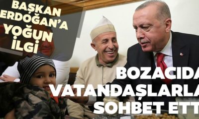 Başkan Erdoğan, Fatih’te uğradığı bozacı da vatandaşlarla sohbet etti!.