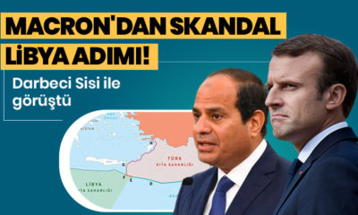 Macron diktatör Sisi ile görüştü!.