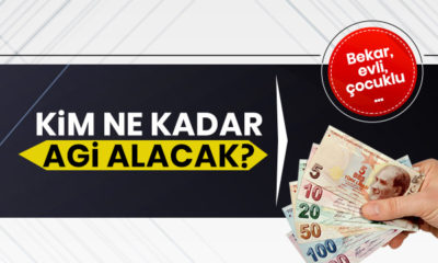 Asgari ücretin ardından asgari geçim indirimi (AGİ) 2020’de ne kadar oldu?.