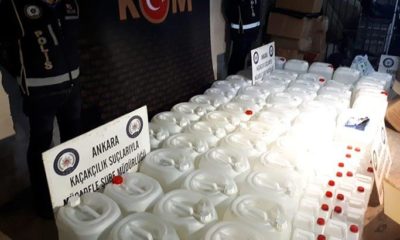 Başkentte yılbaşı öncesi sahte içki operasyonu: 2 gözaltı…