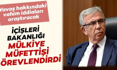İçişleri Bakanlığı Sinan Aygün’ün Mansur Yavaş ile ilgili iddialarını araştırmak üzere müfettiş görevlendirdi!.