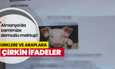 Almanya’da İslam’a çirkin saldırı…