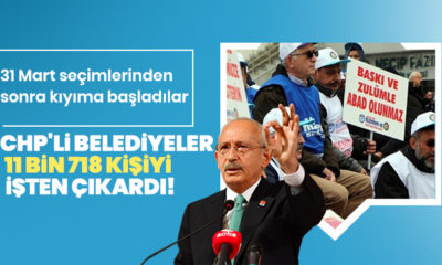 Mehmet Özhaseki: “CHP’li belediyeler 11 bin 718 kişiyi işten çıkardı!.”