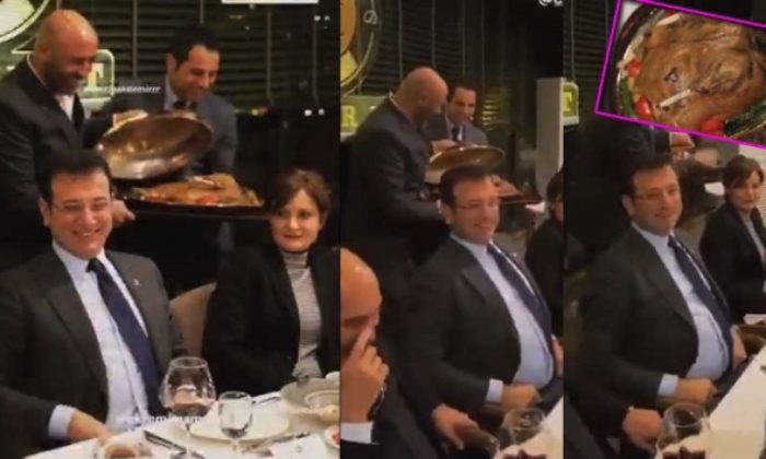 Seçim öncesi Antrikot-Musakka edebiyatı yapan Ekrem’in Kaz Eti-Şarap keyfine tepkiler çığ gibi!.