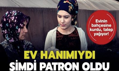 Evinin bahçesine tesis kurdu, iş kadını oldu!.