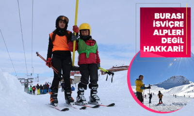 Terörden temizlenen Hakkari’de kayak keyfi…
